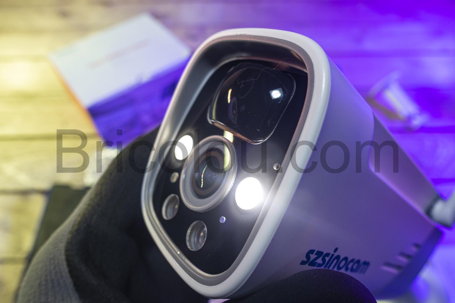 SZSINOCAM 2K Camera Surveillance WiFi Exterieure sans Fil Solaire led SZSINOCAM 2K Caméra Surveillance WiFi Exterieure sans Fil Solaire led