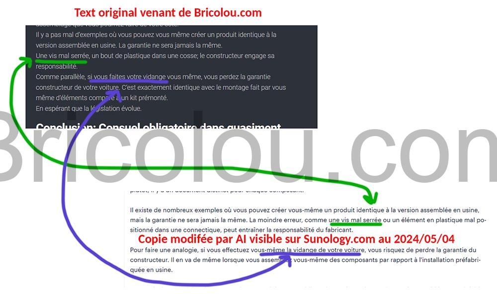 Sunology plagiat voleur contenu Intelligence artificielle et plagiat, l’exemple avec Sunology
