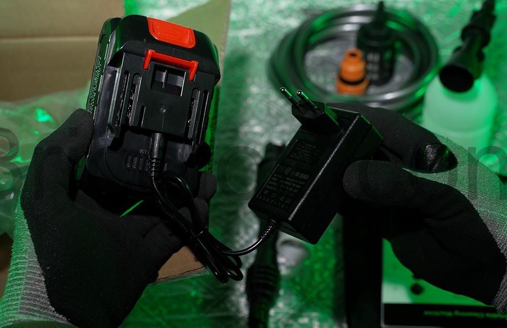 Ycoiee Pistolet Nettoyeur Lavage Haute Pression sans Fil chargeur Ycoiee Pistolet Nettoyeur Lavage Haute Pression sans Fil chargeur