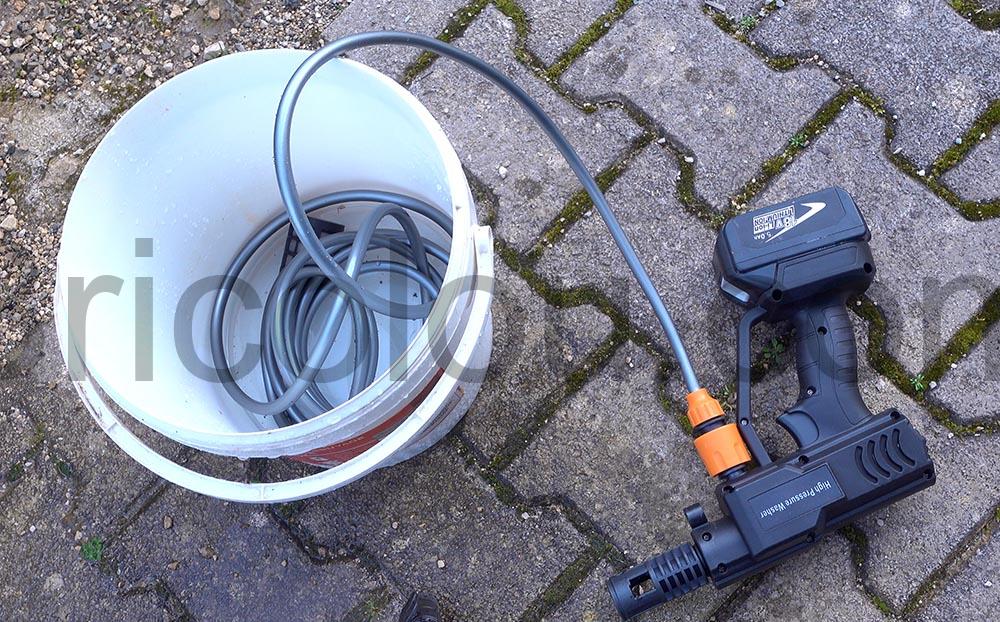 Ycoiee Pistolet Nettoyeur Lavage Haute Pression sans Fil seau Ycoiee Pistolet Nettoyeur Lavage Haute Pression sans Fil seau