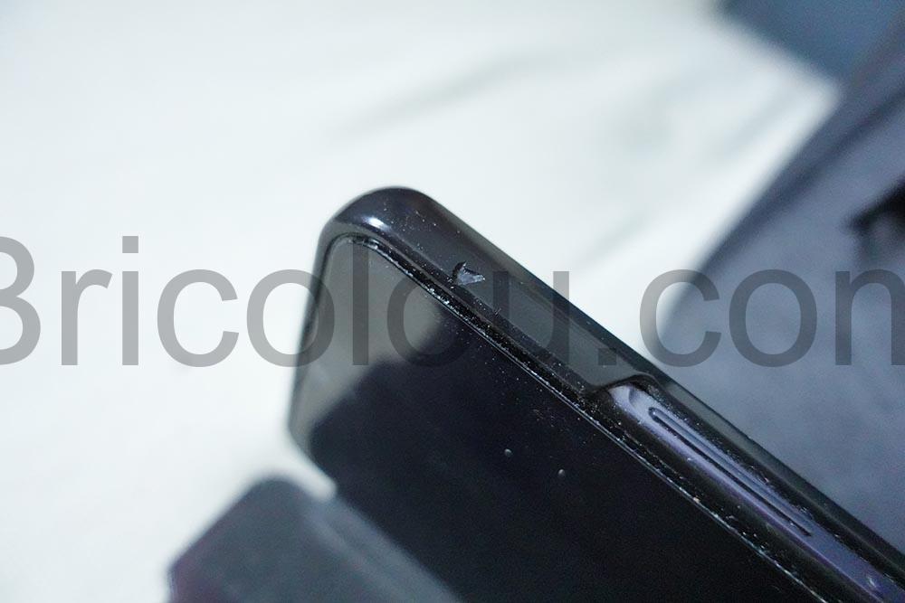 Coque protection telephone Y72 vivo couvercle semi transparent casse Coque protection téléphone Y72 vivo couvercle semi-transparent cassé