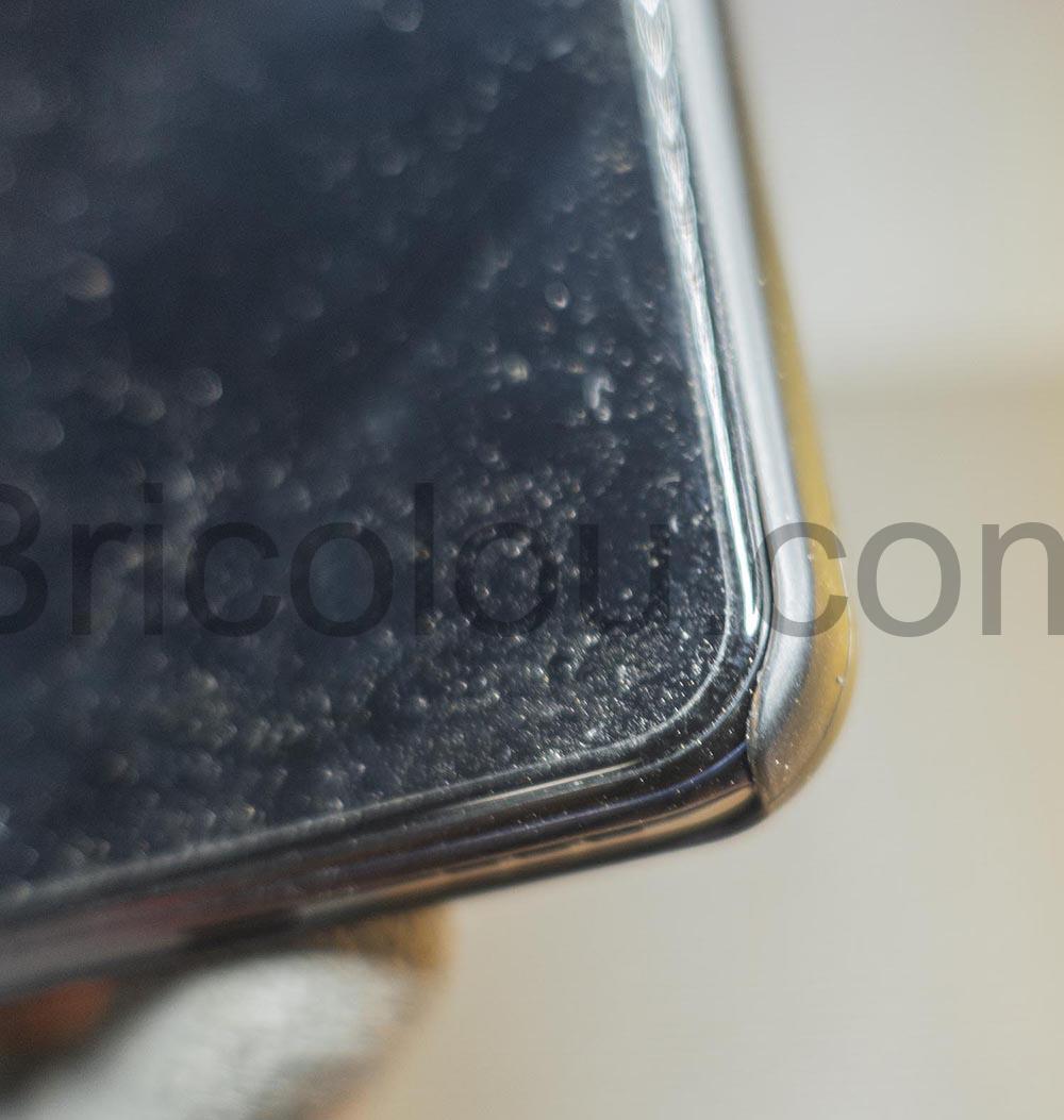 Coque protection telephone Y72 vivo couvercle semi transparent coins Coque protection téléphone Y72 vivo couvercle semi-transparent coins