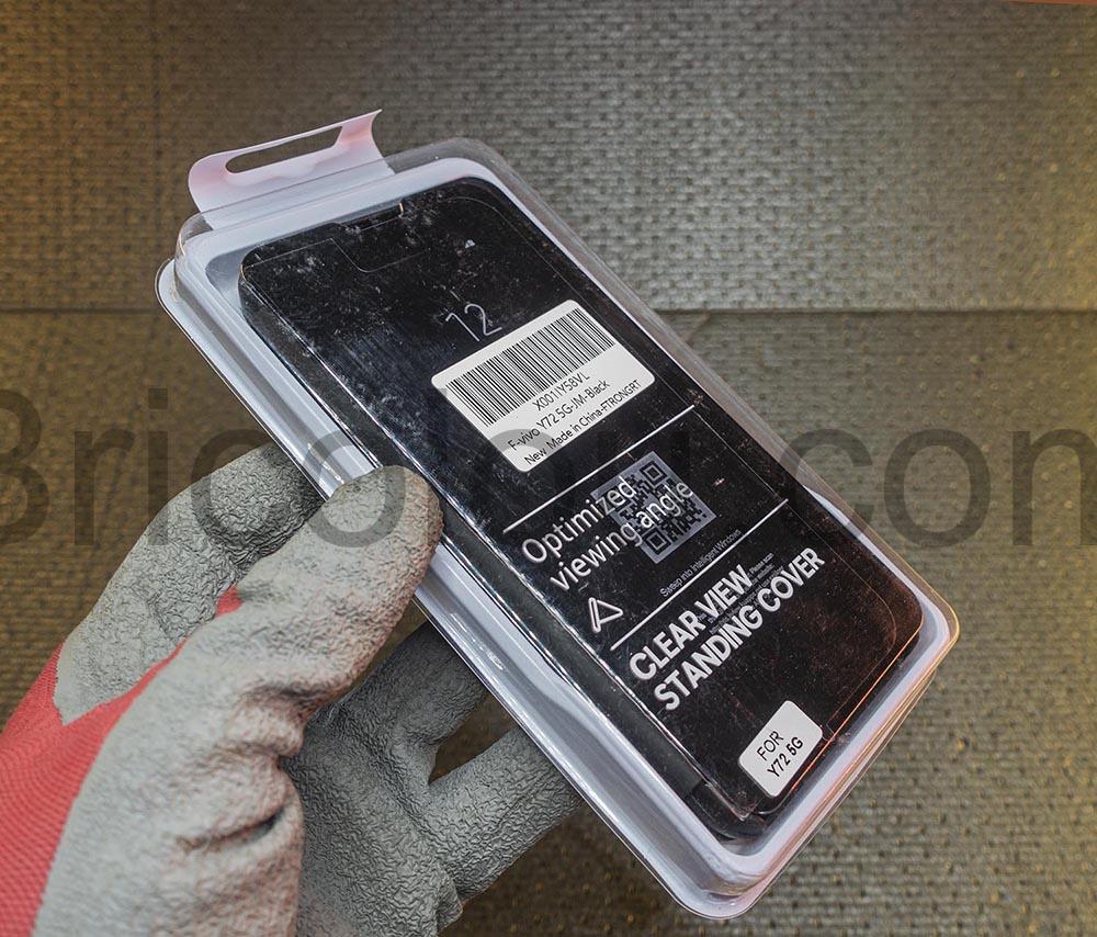 Coque protection telephone Y72 vivo couvercle semi transparent emballage Coque protection téléphone Y72 vivo couvercle semi-transparent emballage