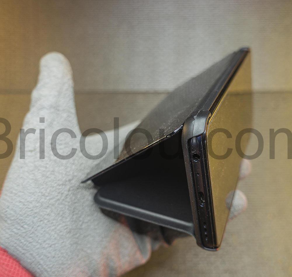 Coque protection telephone Y72 vivo couvercle semi transparent support Coque protection téléphone Y72 vivo couvercle semi-transparent support