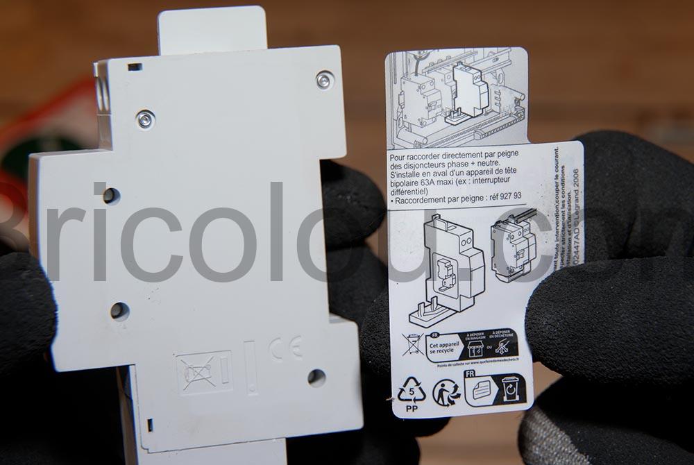 Legrand Kit de raccordement direct disjoncteur interrupteur differentiel 928 00 63A Documentation Legrand Kit de raccordement direct disjoncteur interrupteur différentiel 928 00 63A Documentation