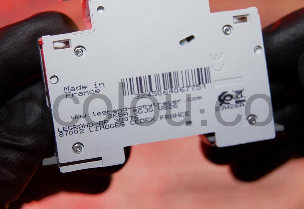 Legrand LEG406775 Disjoncteur 20 A Courbe C france Legrand LEG406775 Disjoncteur 20 A Courbe C france