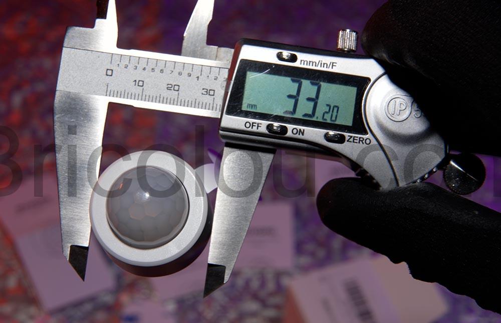 OUVOPO Zigbee Detecteur de Mouvement sans Fil diametre OUVOPO Zigbee Détecteur de Mouvement sans Fil diametre