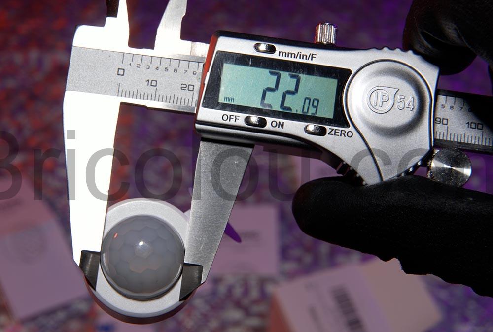 OUVOPO Zigbee Detecteur de Mouvement sans Fil dome OUVOPO Zigbee Détecteur de Mouvement sans Fil dome