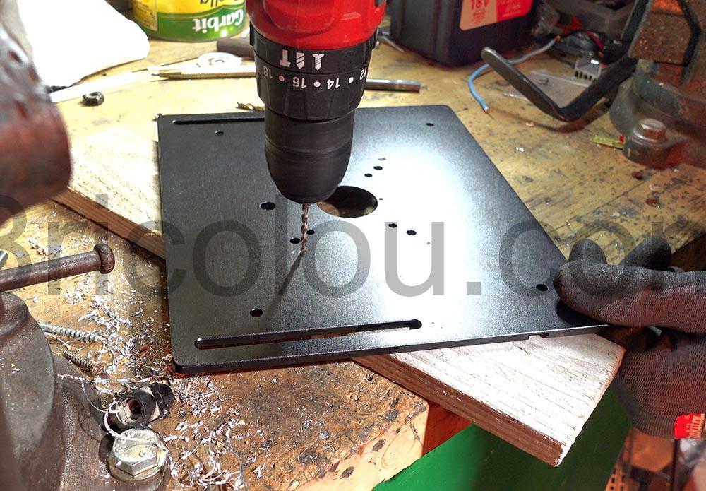 Table de Fraisage pour defonceuse Aluminium percage Table de Fraisage pour défonceuse Aluminium percage