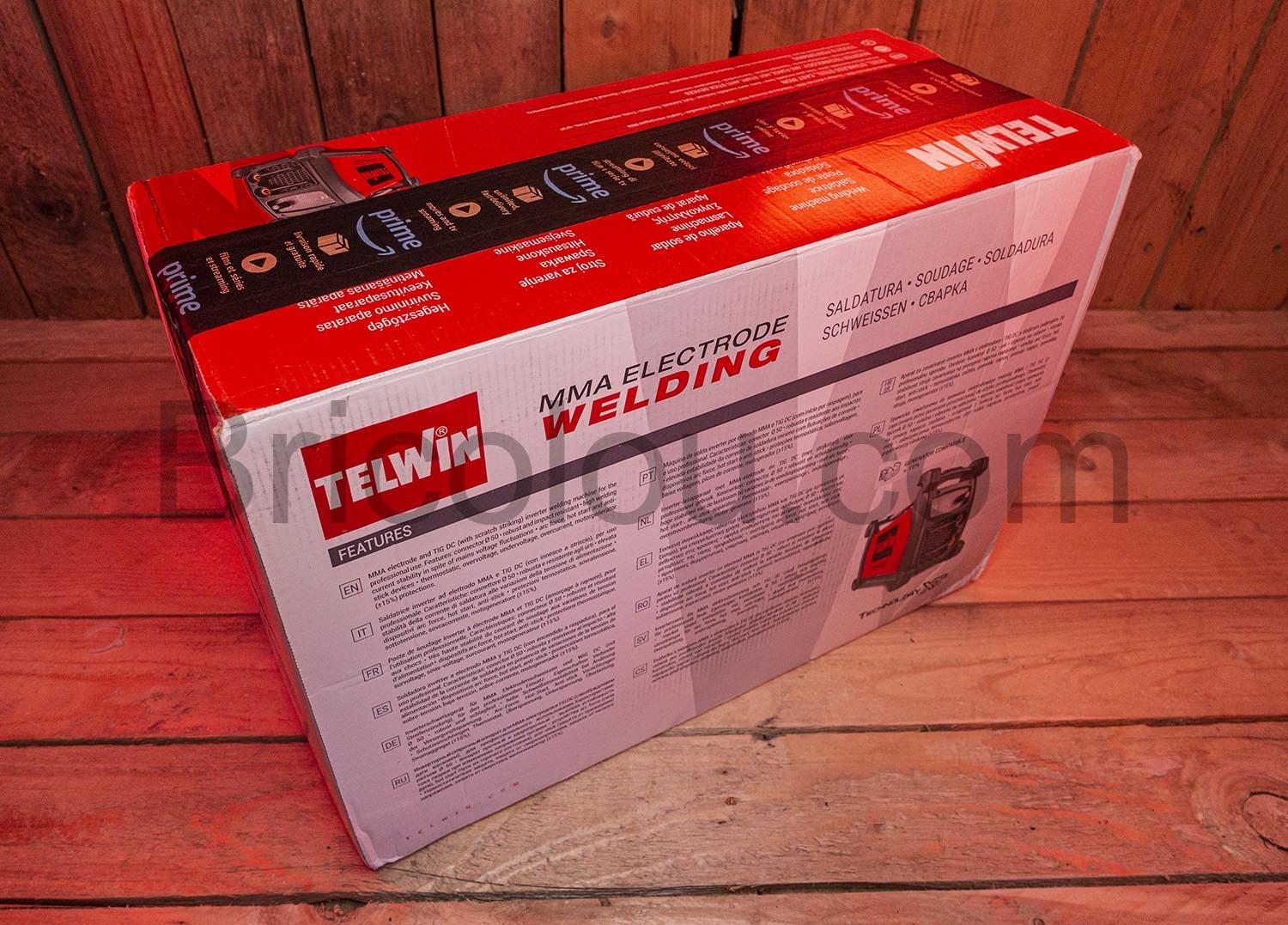 Telwin TECHNOLOGY 238 CEMPGE XT 230V poste souder MMA TIG boite cote Telwin TECHNOLOGY 238 CEMPGE XT 230V poste souder MMA TIG boite coté