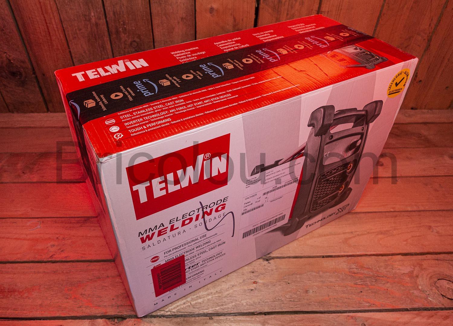 Telwin TECHNOLOGY 238 CEMPGE XT 230V poste souder MMA TIG boite Telwin TECHNOLOGY 238 CEMPGE XT 230V poste souder MMA TIG boite