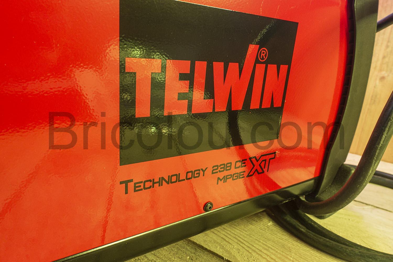 Telwin TECHNOLOGY 238 CEMPGE XT 230V poste souder MMA TIG logo Telwin TECHNOLOGY 238 CEMPGE XT 230V poste souder MMA TIG logo
