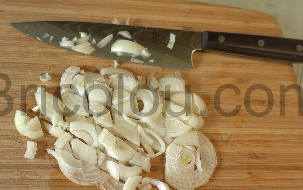 AIRENA Couteau Cuisine Professionnel Lame tranchante en acier Damas oignons AIRENA Couteau Cuisine Professionnel Lame tranchante en acier Damas oignons