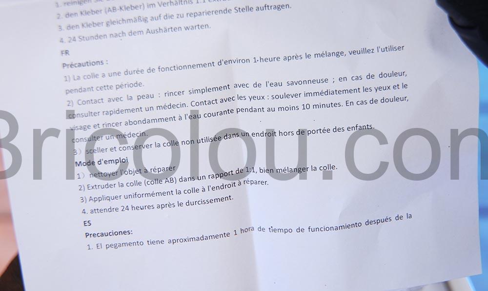 Cieex Colle Epoxy Metal Super Glue Extra Forte Soudure a Froid doc Cieex Colle Epoxy Metal Super Glue Extra Forte Soudure à Froid doc