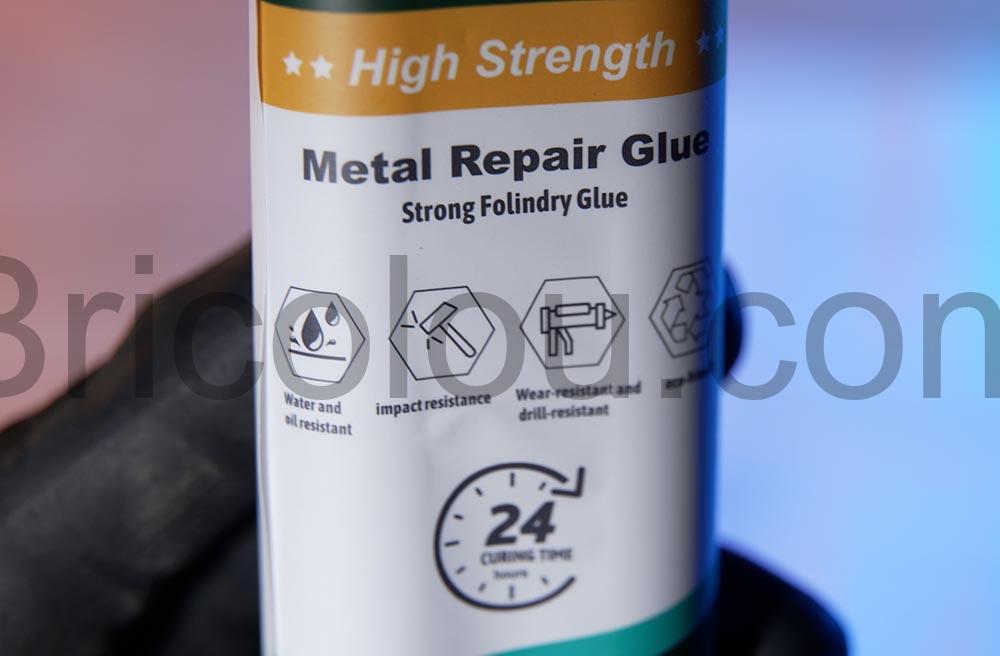 Cieex Colle Epoxy Metal Super Glue Extra Forte Soudure a Froid etiquette Cieex Colle Epoxy Metal Super Glue Extra Forte Soudure à Froid étiquette