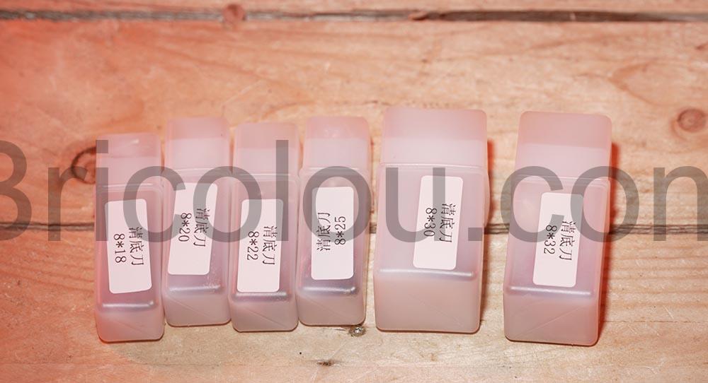 Jeu de fraises bois Opaltool defonceuse 18 a 32 mm pas chere boite Jeu de fraises bois Opaltool défonceuse 18 à 32 mm pas chère boite