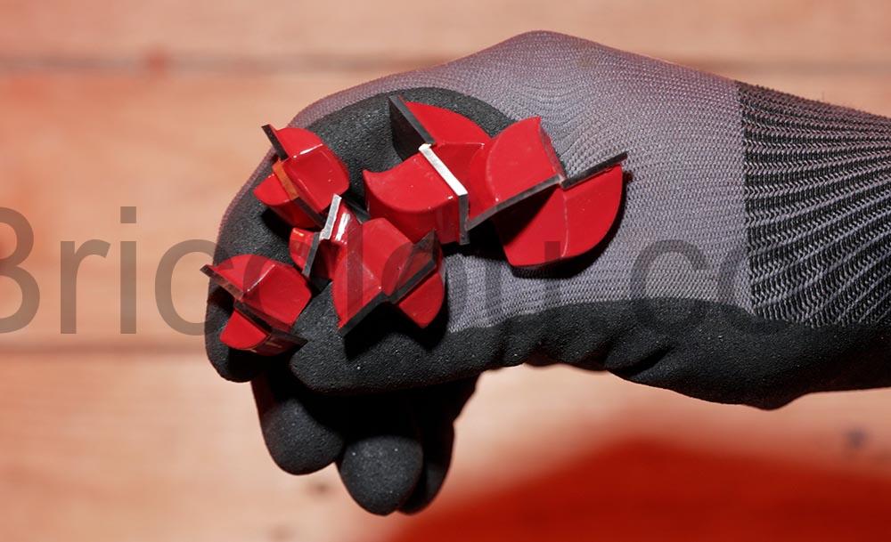 Jeu de fraises bois Opaltool defonceuse 18 a 32 mm pas chere rouge Jeu de fraises bois Opaltool défonceuse 18 à 32 mm pas chère rouge