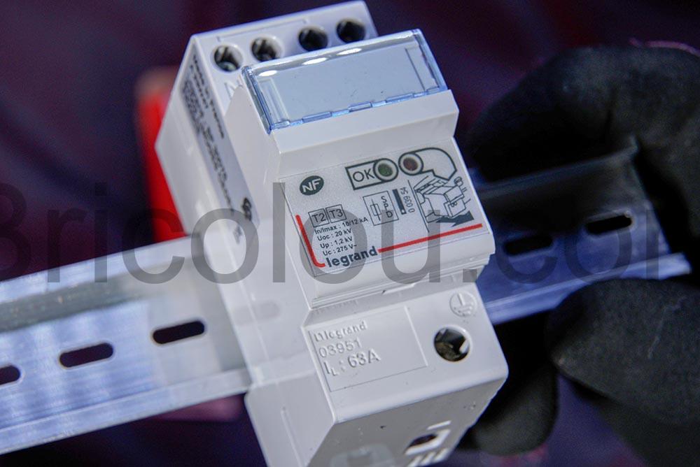 Legrand parafoudre 003951E T2T3 photovoltaique Legrand parafoudre 003951E T2+T3 photovoltaique