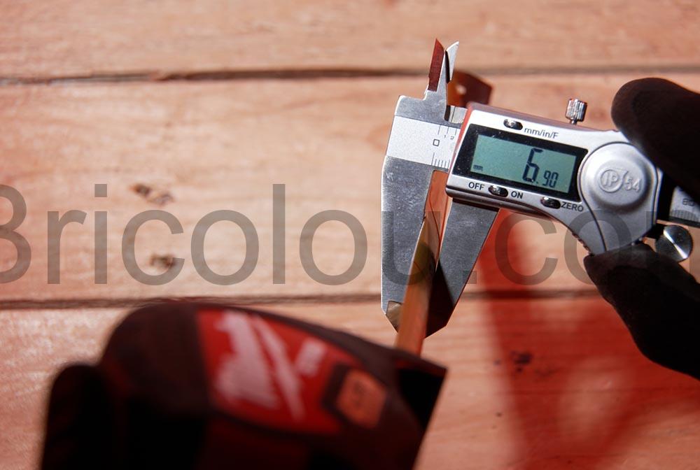 Milwaukee 8 metres ruban stud bombe Milwaukee 8 metres ruban stud bombé