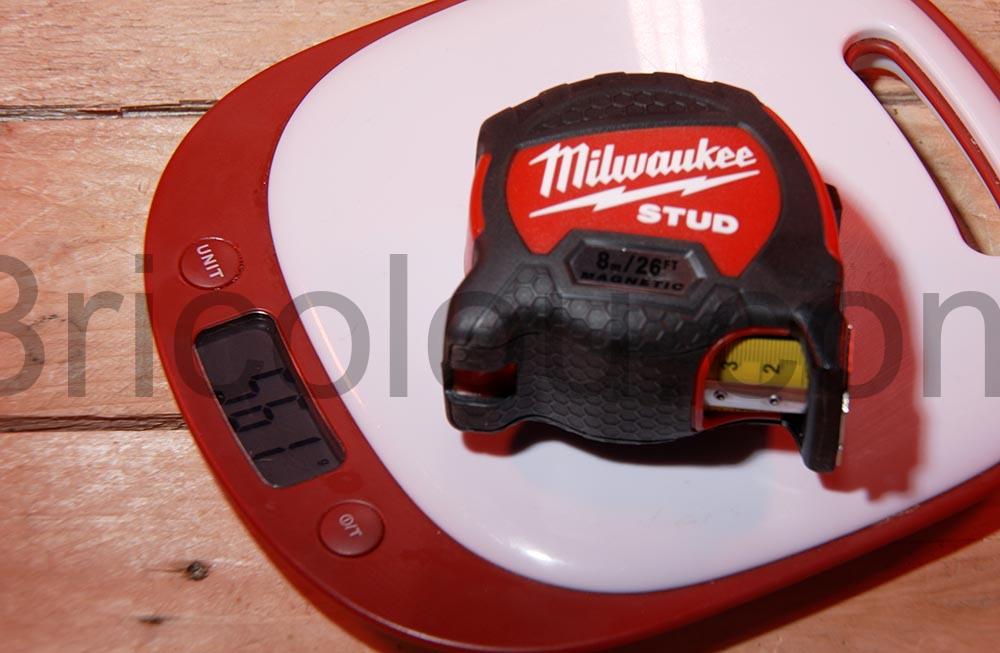 Milwaukee 8 metres ruban stud poids Milwaukee 8 metres ruban stud poids