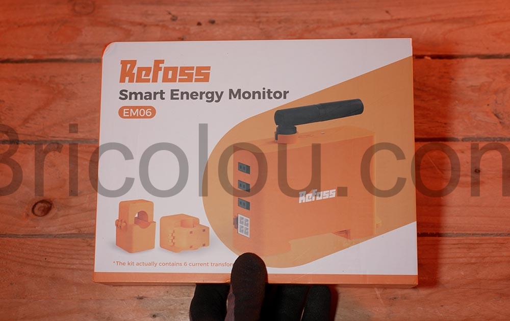 Refoss EM06 Compteur Energie Electrique Connecte Wi Fi 3 Phases 6 Canaux de Mesure boite Refoss EM06 Compteur Énergie Électrique Connecté Wi-Fi 3 Phases 6 Canaux de Mesure boite