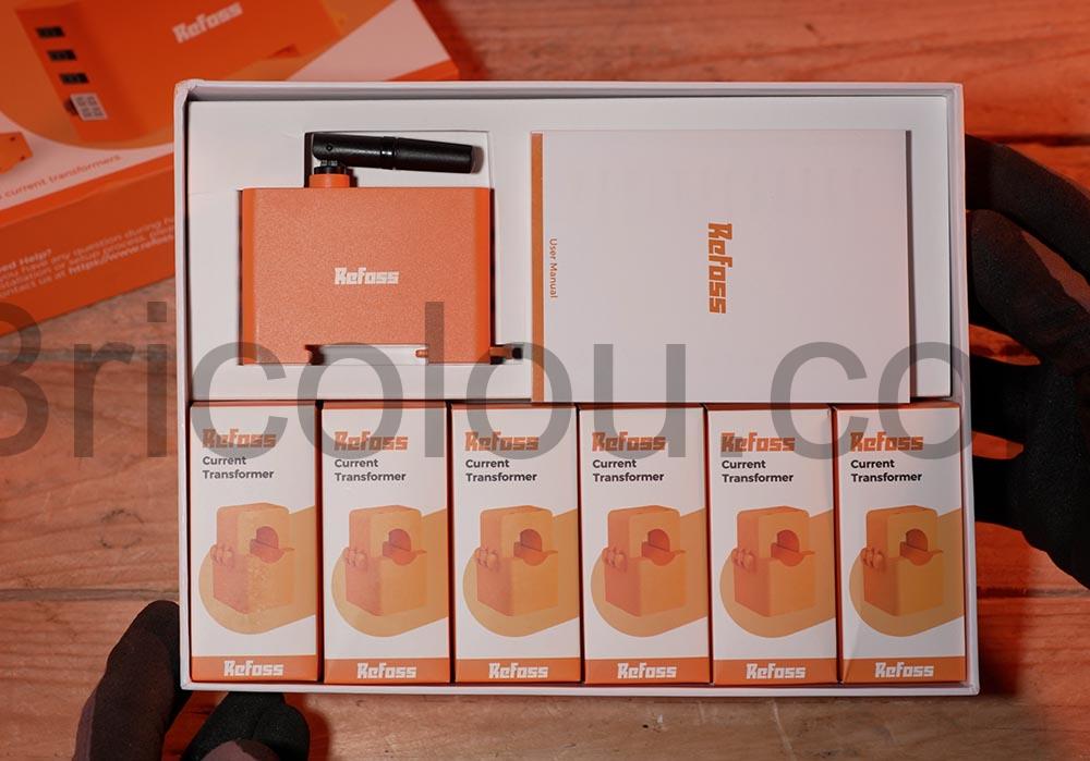 Refoss EM06 Compteur Energie Electrique Connecte Wi Fi 3 Phases 6 Canaux de Mesure contenue Refoss EM06 Compteur Énergie Électrique Connecté Wi-Fi 3 Phases 6 Canaux de Mesure contenue