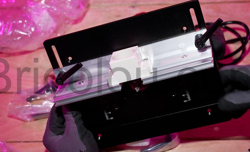 Sourcing Map M6 reglable Poignee levier serrage guide defonceuse Sourcing Map M6 réglable Poignée levier serrage guide défonceuse