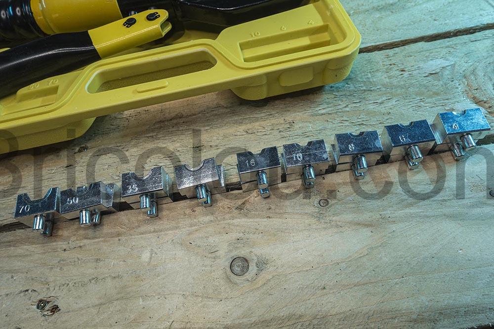 YOK 70 Pince Sertir Hydraulique 10T TEENO Outil Sertissage Cables embout YOK-70 Pince Sertir Hydraulique 10T TEENO Outil Sertissage Câbles embout