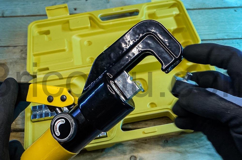 YOK 70 Pince Sertir Hydraulique 10T TEENO Outil Sertissage Cables montage YOK-70 Pince Sertir Hydraulique 10T TEENO Outil Sertissage Câbles montage