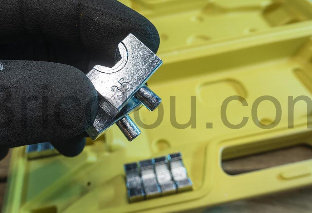 YOK 70 Pince Sertir Hydraulique 10T TEENO Outil Sertissage Cables repere YOK-70 Pince Sertir Hydraulique 10T TEENO Outil Sertissage Câbles repere