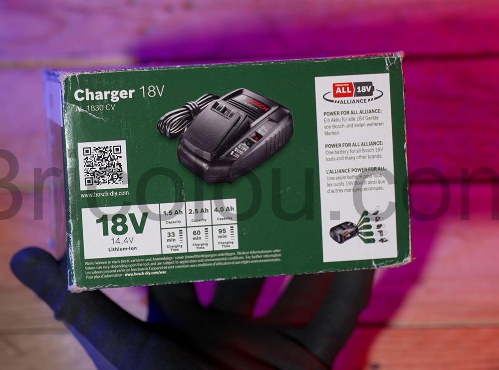 Bosch Home and Garden Chargeur rapide 1418V AL 1830 CV boite Bosch Home and Garden Chargeur rapide 1418V AL 1830 CV boite