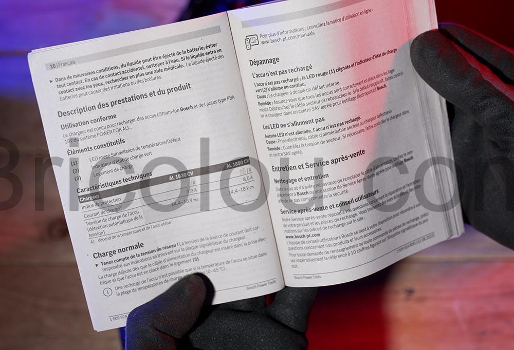 Bosch Home and Garden Chargeur rapide 1418V AL 1830 CV documentation Bosch Home and Garden Chargeur rapide 1418V AL 1830 CV documentation