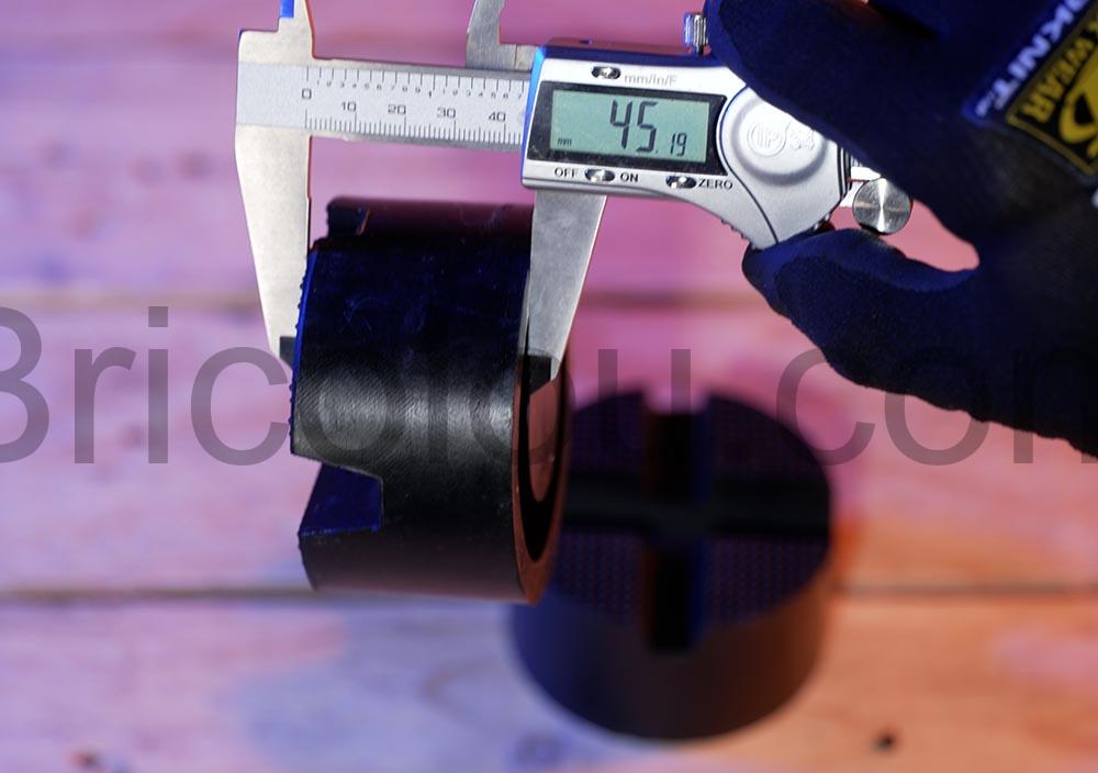 DEDC pad caoutchouc protection bas de caisse pour cric hauteur DEDC pad caoutchouc protection bas de caisse pour cric hauteur