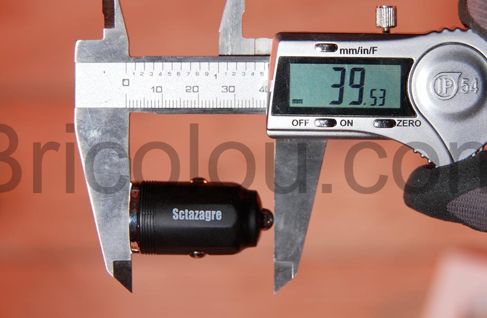 Sctazagre Allume Cigare USB C 90W Chargeur Rapide Voiture longeur Sctazagre Allume Cigare USB C 90W Chargeur Rapide Voiture longeur