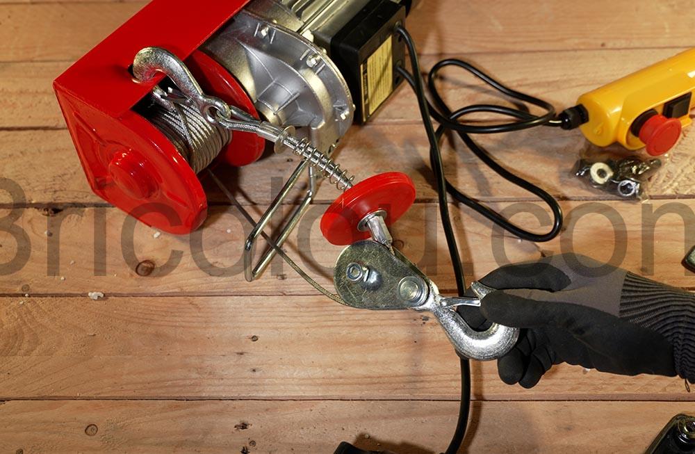 Teeno Palan Treuil electrique 1200W double Teeno Palan Treuil électrique 1200W double