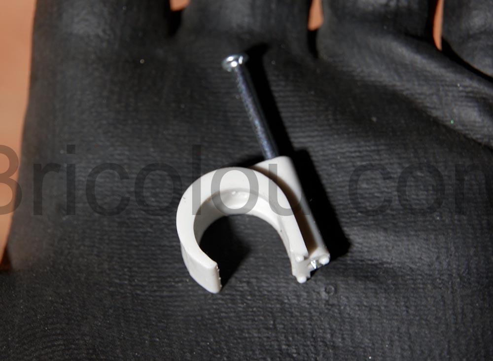 crochet attache cable Fixation gaine electrique O 16 19 Mm Debflex 700420 courbe crochet attache câble Fixation gaine électrique Ø 16 19 Mm Debflex 700420 courbé