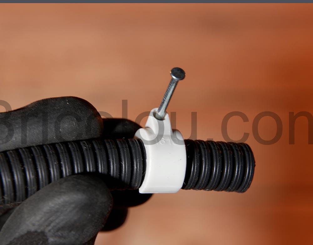 crochet attache cable Fixation gaine electrique O 16 19 Mm Debflex 700420 serrage crochet attache câble Fixation gaine électrique Ø 16 19 Mm Debflex 700420 serrage