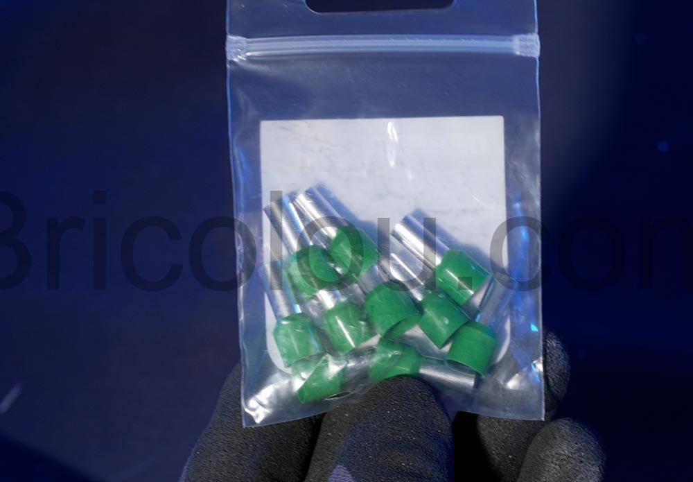 Debflex cosses a sertir electrique Embout pre isole 16mm ² Vert sac Debflex cosses à sertir électrique Embout pré isolé 16mm ² Vert sac