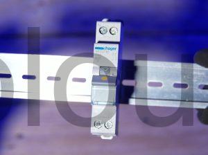 Hager Disjoncteur 16a 3ka courbe c MFN716 pose Hager Disjoncteur 16a 3ka courbe c MFN716 posé