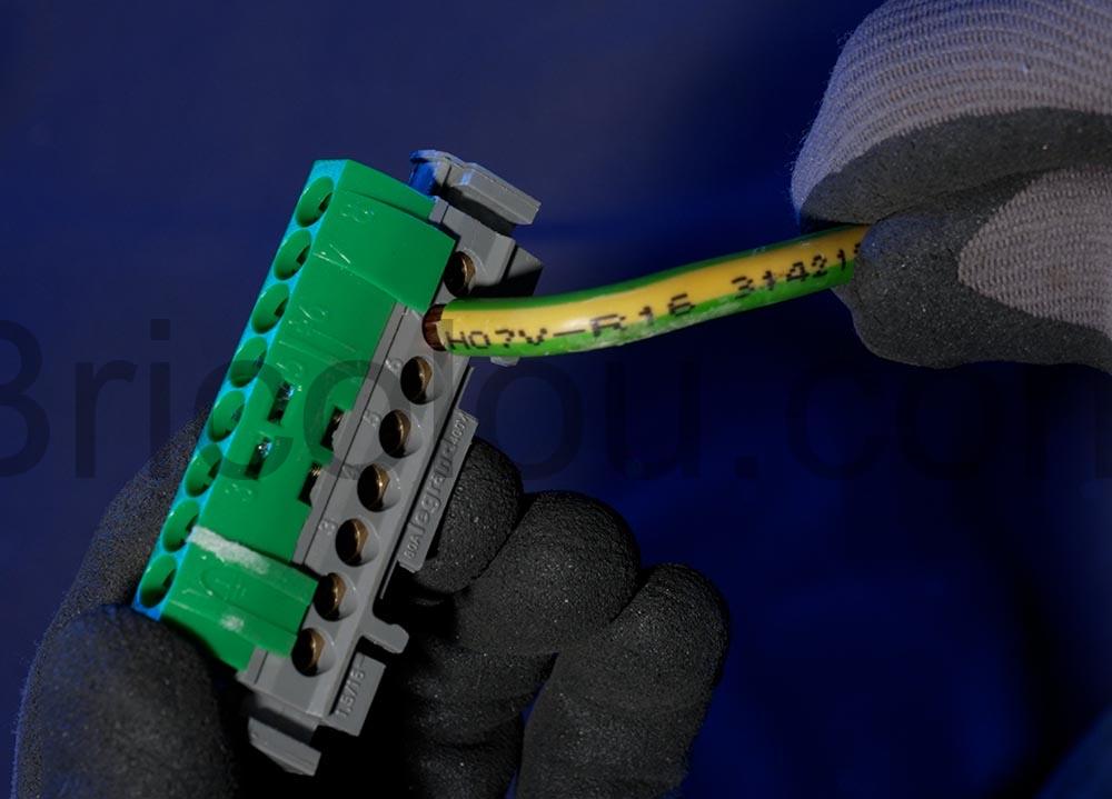 Legrand bornier terre cosse DIN 004832 16mm² rail DIN R16 Legrand bornier terre cosse DIN 004832 16mm² rail DIN R16