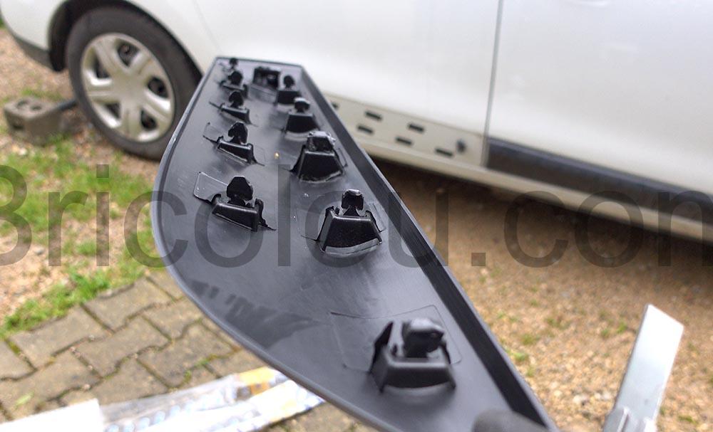 Lodgy Dacia Renault Panneau protection bas de caisse arriere droit 828762880R 828764017R plastique cutter Lodgy Dacia Renault Panneau protection bas de caisse arrière droit 828762880R 828764017R plastique cutter