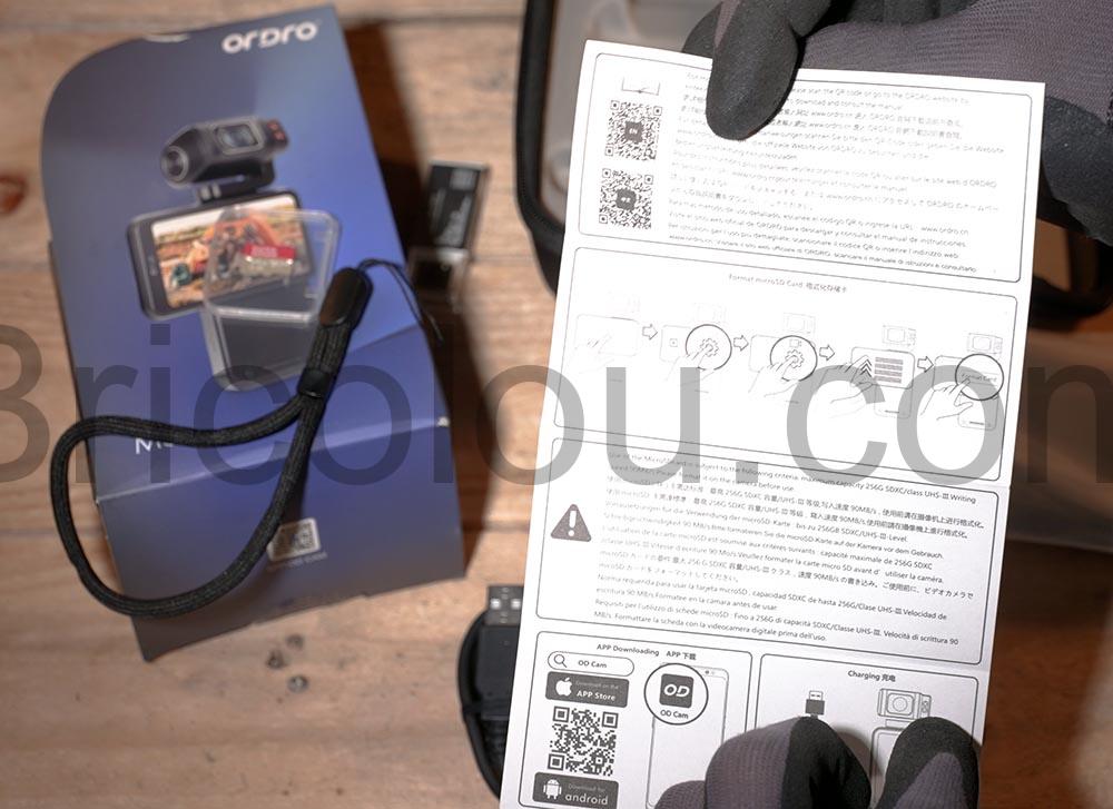 Ordro M3 Camera 5K30fps Vlogging Camescope doc Ordro M3 Caméra 5K30fps Vlogging Caméscope doc