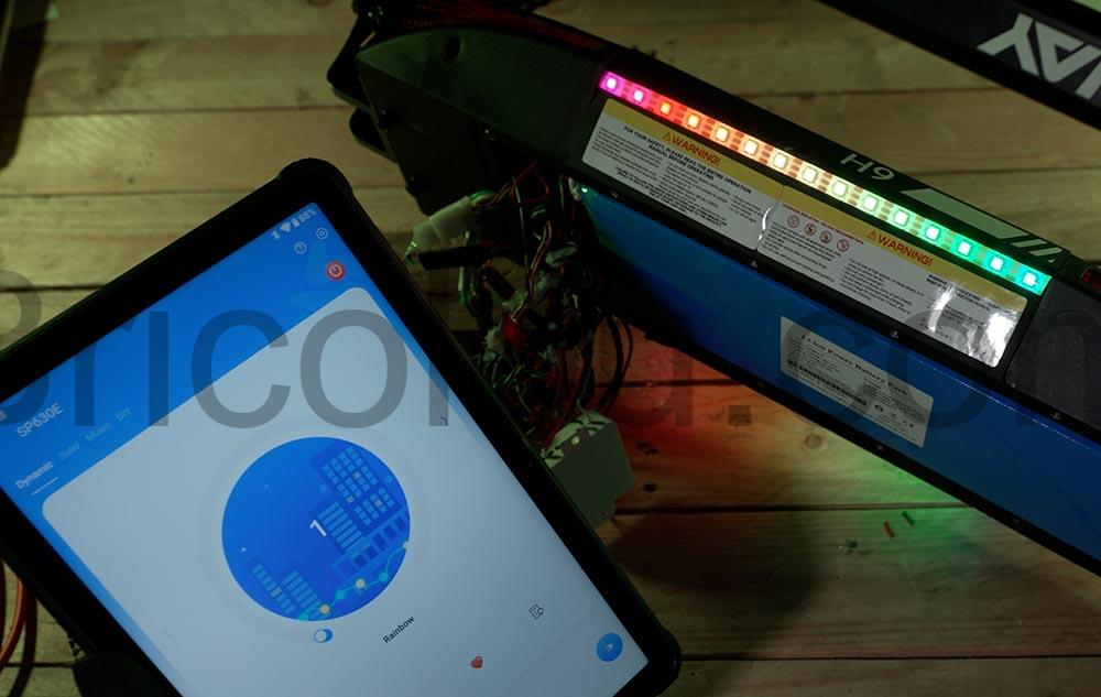 Piloter les LED Hitway H9 Pro Bluetooth et manuel.eclairage Piloter les LED Hitway H9 Pro (Bluetooth et manuel).éclairage