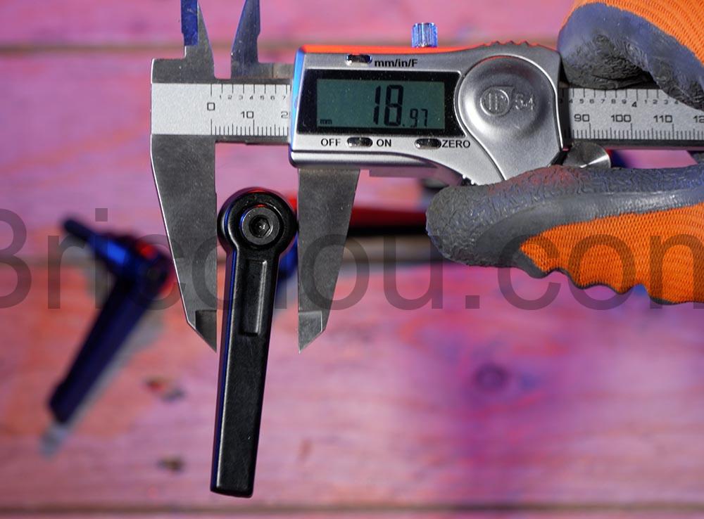 SUPRROW poignees levier serrage M8 20 mm diametre SUPRROW poignées levier serrage M8-20 mm diametre