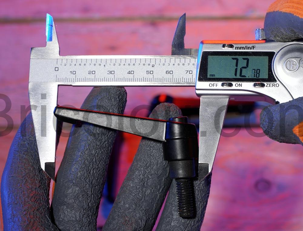 SUPRROW poignees levier serrage M8 20 mm longeur SUPRROW poignées levier serrage M8-20 mm longeur