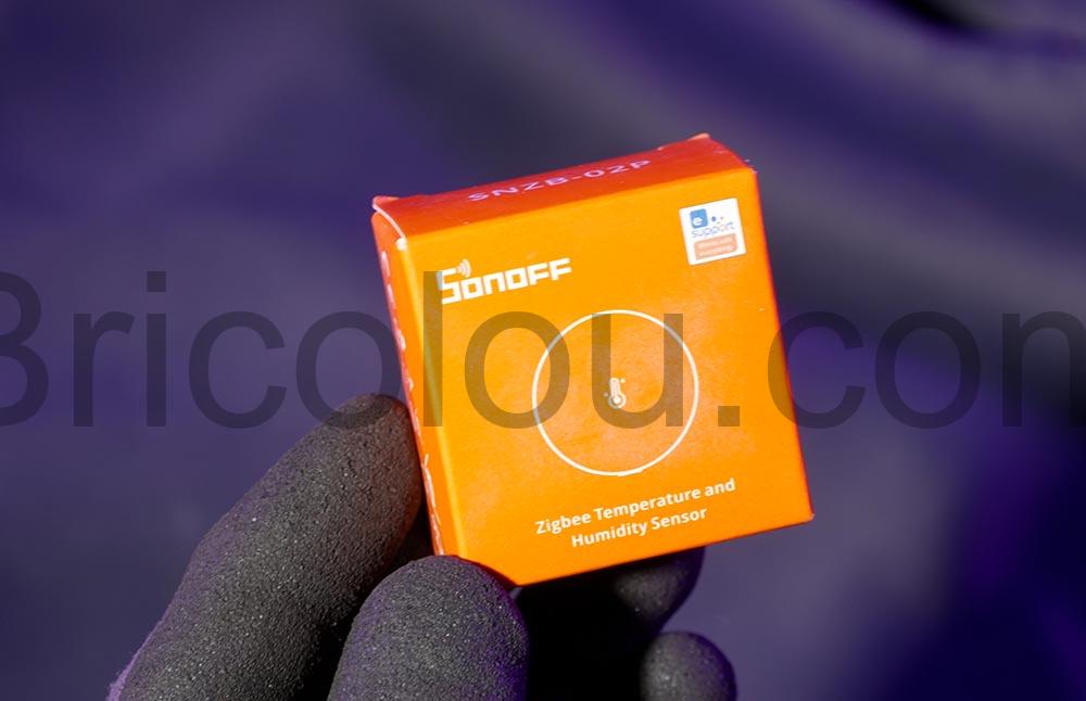 Sonoff SNZB 02P ZigBee Capteur Temperature humidite boite Sonoff SNZB-02P ZigBee Capteur Température humidité boite