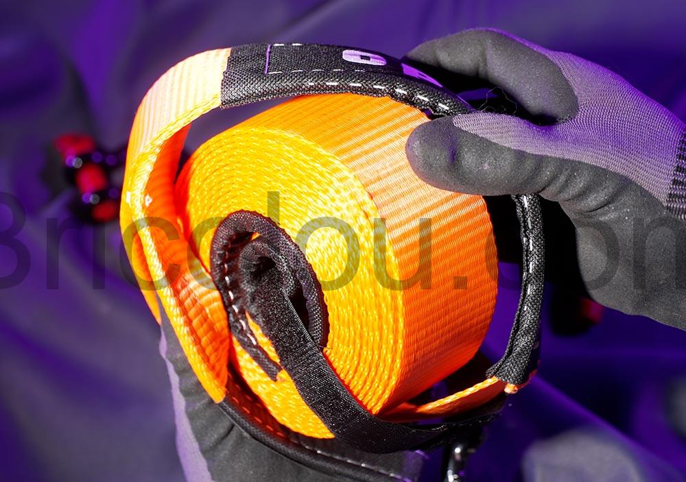 Yulado Sangle Remorquage Manille Corde 5m x 5cm qualite Yulado Sangle Remorquage Manille Corde 5m x 5cm qualité