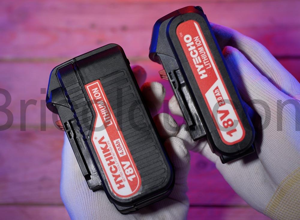 Batterie HYCHIKA 4000mAh 18V lithium taille Batterie HYCHIKA 4000mAh 18V lithium taille