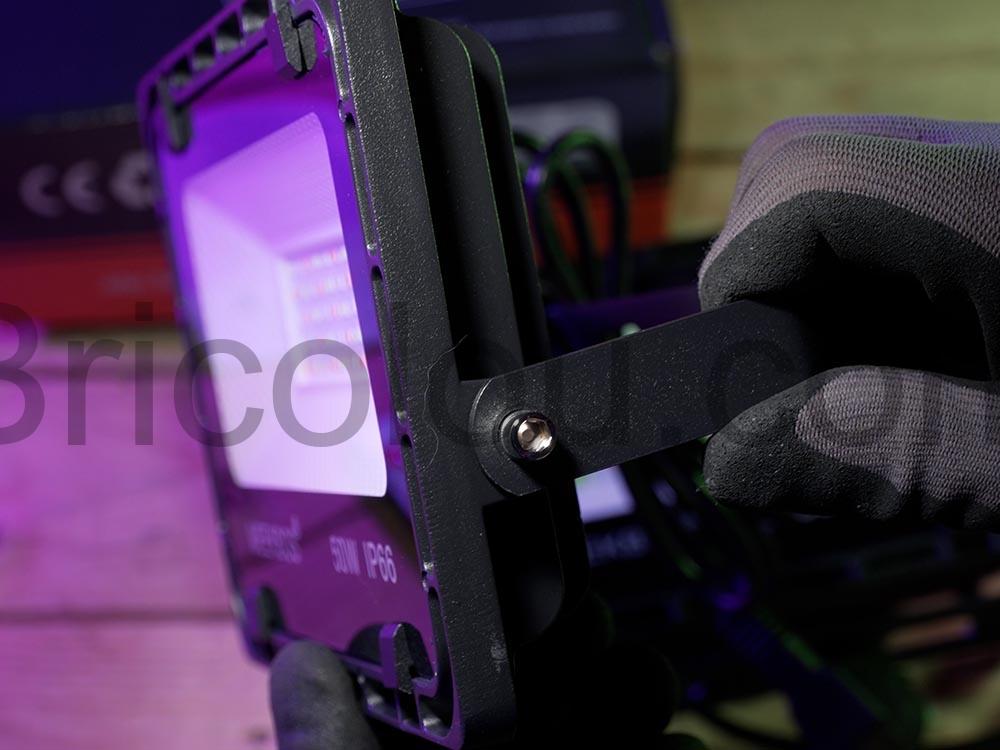 MEEKBOS Projecteur LED RGB 50W Couleur Exterieur IP66 Etanche blocage MEEKBOS Projecteur LED RGB 50W Couleur Extérieur IP66 Étanche blocage
