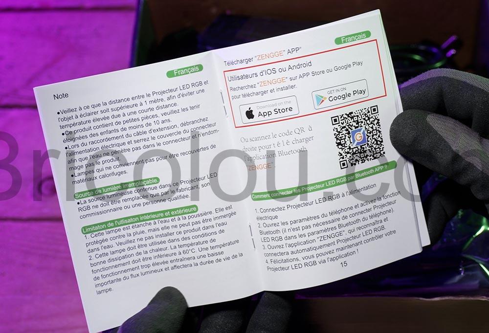 MEEKBOS Projecteur LED RGB 50W Couleur Exterieur IP66 Etanche documentation MEEKBOS Projecteur LED RGB 50W Couleur Extérieur IP66 Étanche documentation